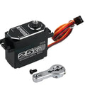 Badass 25Kg Brushless Digital Servo With Ip67 Waterproof Full Metal Gearbox for RC crawlers, showing servo and accessories.