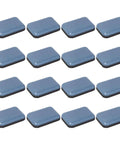 Heavy Duty Self Adhesive Furniture Sliders For Carpets 16 Pack 1.4 By 1 Inch Rectangle Glide Pads For Chairs And Tables Protect Floors