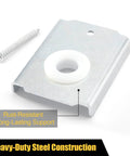 Bifold Door Repair Bracket Kit For 1 3 Eighths Inch Wood Doors Top Or Bottom Mount Reinforces Pivot Holes Easy Install 4 Pack