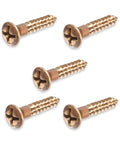 Silicon Bronze Wood Screws Size 10 By 2 Inches, Oval Head Frearson Drive, 100 Count, Pro Grade Corrosion Resistant Fasteners