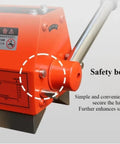 Close-up of the safety bolt on Smooth Operator Heavy Duty Manual Magnetic Lifter, enhancing secure handle use and safety.