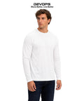 Two Pack Men's UPF 50 Plus Long Sleeve Sun Shirts Stay Dry Quick Dry Breathable Moisture-Wicking Tech Fabric Non See-Through Easy Care For Outdoor Adventures And Summer Workouts