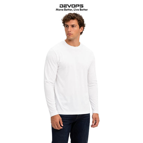 Two Pack Men's UPF 50 Plus Long Sleeve Sun Shirts Stay Dry Quick Dry Breathable Moisture-Wicking Tech Fabric Non See-Through Easy Care For Outdoor Adventures And Summer Workouts