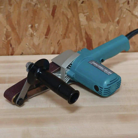 1-1/8 Inch By 21 Inch Belt Sander With Narrow Belt And Exposed Front Pulley For Tight Spaces, Versatile For Wood, Metal And Fiberglass Projects