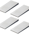 Four Piece Steel Flange Wedges Shims For Precision Leveling And Alignment In Welding And Metal Lathe Work 4 Inch By 2 Inch Triangle Steel Wedge Set