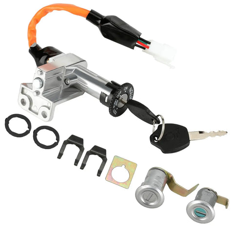 Ignition Switch Key Assembly For GY6 49cc 50cc 125cc 150cc Chinese Scooters And Mopeds Replacement Parts Fits Tao Tao VIP Icebear Jonway