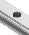 Heavy Duty Linear Guide Rail For CNC Machines And 3D Printers, High Precision Linear Motion Guideway With Smooth Sliding Rail System, Industrial Automation Quality, 200mm Bearing Steel, close-up threaded hole