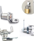 Cam Lock With Padlock For Lockers And Mailboxes Storage Boxes Wardrobes And Electronics Cabinets Easy Install Heavy Duty Metal Lock