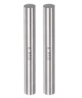 2 Pack Pin Gage Set 6.35mm 0.25 Inch Gauge Diameter With 0.001mm Precision Gcr15 Bearing Steel Go No Go Plug Gage For Hole Diameter and Depth Measurement, two pins