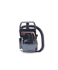 Front view of Gas Powered Chainsaw Power Head 76.5cc G466 4.4KW, orange and dark grey, compatible engine upgrade for MS460 046.