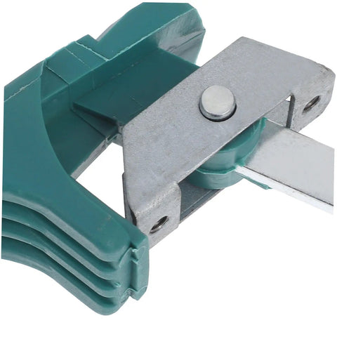 Close-up of Ciieeo Commercial Vacuum Drying Oven Handle Heavy Duty industrial kitchen equipment replacement part with green grip.
