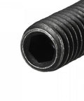Close-up of Heavy Duty Ball Point Set Screws M4 X 16mm High Carbon Steel showing hex socket for tightening.