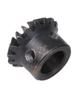Tapered Bevel Pinion Gear With 12mm Hole Diameter, 45 Steel, 1.5 Module, 16 Teeth, Pack Of 2 For Industrial Replacement