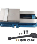 5 Inch Wide By 5.83 Inch Precision Mill Vise No Base Required For Milling Shaping And Drilling Machines Beefy Bench Clamp With Durable Jaw Grip Great For Tight Tolerances.