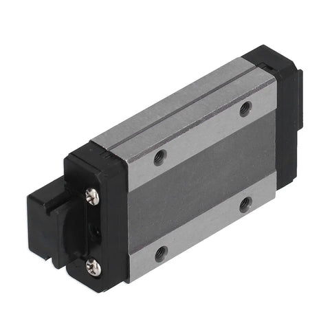 Mini Linear Rail Guide With M3 Thread Bearing Steel Sliding Guideway For DIY Automation Equipment Motion System Compact Design Perfect For Robotics 3D Printers And CNC Machines With Low Friction And Smooth Travel MGN15H, single steel rail block