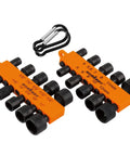 22 Piece Power Nut Driver Set For Impact Drill SAE And Metric Bits One Quarter Inch Hex Drill Bit Kit