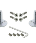 Mounting hardware for Meadows Plate And Interior Crystal Door Knob For Large Doors With Decorative Backplate Retro Vibe