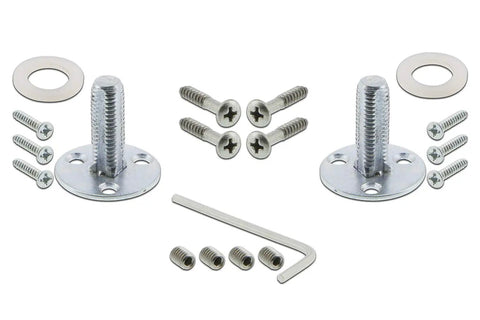 Mounting hardware for Meadows Plate And Interior Crystal Door Knob For Large Doors With Decorative Backplate Retro Vibe