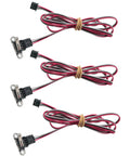3D Printer Limit Switch Kit Set of 3 Mechanical Reset Touch Switches with cables, ideal for detection systems, easy plug and play.