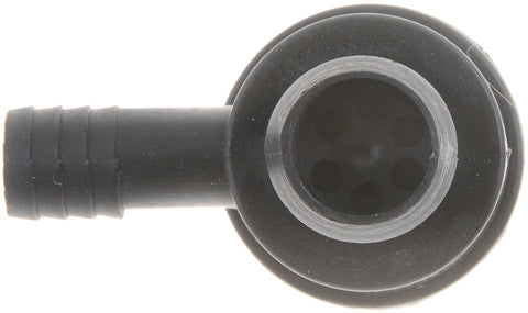 Top view of Power Brake Booster Check Valve Replacement For Universal Fit showing round design and plug fitting