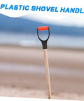 Two Pack D Shaped Shovel Handle Replacement With Grippy Comfort Grip For Spades And Garden Tools, Easy Install, Durable Non Slip Handle