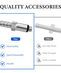 Metal stubby adapter for Gear Oil Pump Kit For Transmission Fluid Changes with superior durability and quick disassembly.