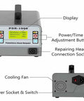 Induction Dent Repair Kit With Digital Display And 110V Power For Quick Paintless Dent Removal showing control features.