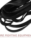 Heavy Duty Silicone Bumper Rings For Fire Extinguisher Carts, black rubber strips designed for fire equipment protection.
