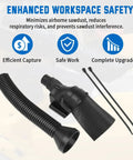Miter Saw Dust Collection Upgrade Kit For DWS709 DW718 DWS779 DWS780 DWS782 DHS790 with hose and fasteners