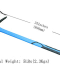 35 Inch Forged Heavy Duty Adze Pick Mattock With Shock Absorbing Fiberglass Handle Beefy 5 Lb Pickaxe One Piece Construction