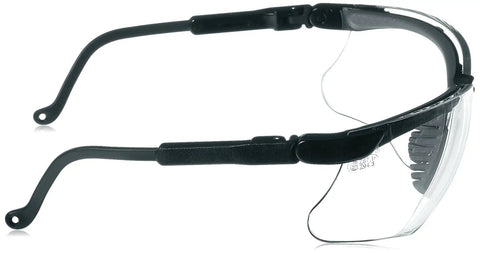 Genesis Sharp-Shooter Shooting Glasses With 9 Base Wraparound Lens Clear Anti Fog Coating Soft Browguard For Maximum Peripheral Vision And All Day Comfort During Range Use And Target Practice
