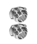 9 Inch Bearing Housing Ends For Old School Ford Half Inch Old Style Axle Steel Construction Fits Ford Axle Tubes And Wheel Bearings Heavy Duty Replacement Component, pair of steel housings