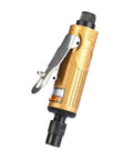 Rock Solid Metal Straight Shank Pneumatic Air Die Grinder, compact size with metal housing and straight shank for precision work.