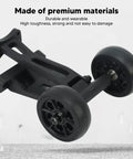 Rugged Off Road RC Head Up Wheels Upgrade Set With Shaft Hub And Bearings For One Eighth Scale RC Cars Durable Plastic Construction