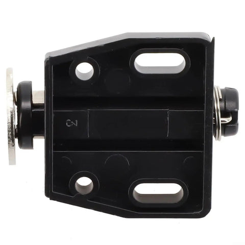 Push To Open Cabinet Door Catch Magnetic Touch Latch No Slam Soft Close Buffer Stopper for kitchen wardrobe drawers, black