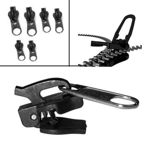 Zipper Repair Kit For Coats, Jackets, Tents And Backpacks, Includes 6 Zipper Sliders In 3 Sizes With 2 Of Each Size 3, 5 And 7