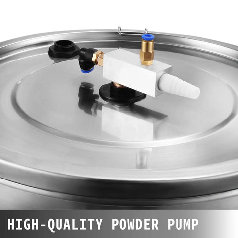 Industrial Powerhouse Electric Powder Coating Machine Equipped With Electrostatic Spray Gun For Slick Metal Results Featuring Badass Long Lasting Rust Defense And Corrosion Resistance - close-up of high-quality powder pump.