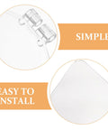 4 Pack Bench Grinder Eye Protection Shields For 6 Inch Workshop Grinding Machines Clear Polycarbonate Shield Replacement Spark Guard Safety Cover Pro Grade High Visibility Lens For Safe Metalworking, installation view