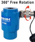 Hydraulic Knockout Punch Kit For Electrical Conduit showing 360-degree rotation feature with 15-ton capacity