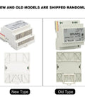 60W 24V Din Rail Switching Power Supply With Overload Protection for lighting and industrial control, new and old models