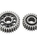 Lightweight Quick Change Gear Set For High Horsepower Cars With Big Tires, 11 Teeth On One Gear And 22 To 27 Teeth On The Mating Gear
