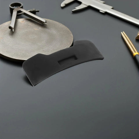 Durable Tire Shovel Cover for Demounting Machines Black Plastic Protective Sleeve Rim Shield to Safely Guard Components and Level Up Your Tire Repair Game Longevity black rim shield on tire demounting tool