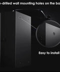 Close-up of pre-drilled wall mounting holes on Heavy Duty Ev Charger Protection Box Wall Mount Storage Locker for easy installation.