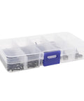 Ascent 18 RC Crawler 236 Piece Upgrade Kit with bushings, bearings, screws in clear plastic organizer box