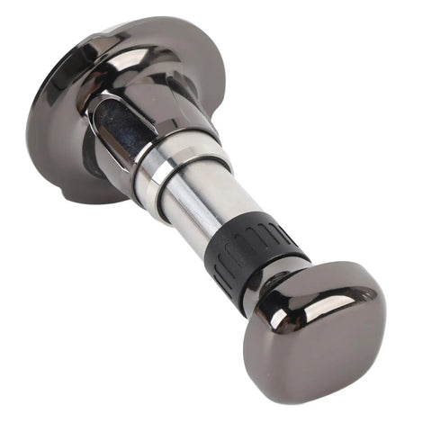 Premium Aluminum Alloy Coffee Tamper With Constant Force Hand Press, ergonomic grip for balanced espresso tamping tool.