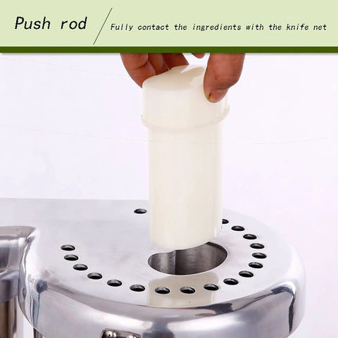 Push rod for SDdPulse Commercial Juice Extractor, 370W Electric Centrifugal Juicer, aiding ingredient processing.