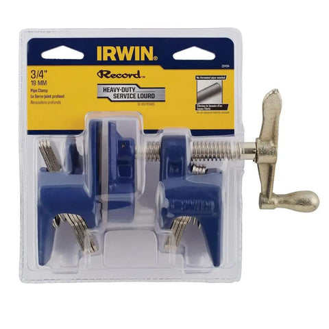 Three Quarter Inch Pipe Clamp With Quick Grip Ergonomic Handle Large Feet For Stability And Easy Clutch Release Durable Clamp For Quick DIY Wood And Metal Projects