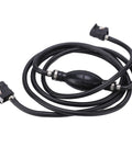 Outboard Boat Fuel Tank Connectors Kit With Lightweight Rubber Hose And Quick Connect Button For Hidea Motors And Other 85HP class engines