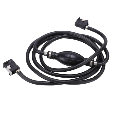 Outboard Boat Fuel Tank Connectors Kit With Lightweight Rubber Hose And Quick Connect Button For Hidea Motors And Other 85HP class engines