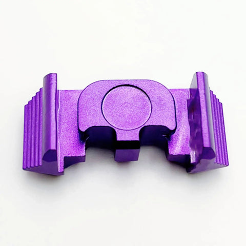 Purple Racker Jacker Glock Slide Grip Beefed Up Upgrade For Glock 17 19 19X 26 And PSA Dagger, aircraft-grade aluminum part.